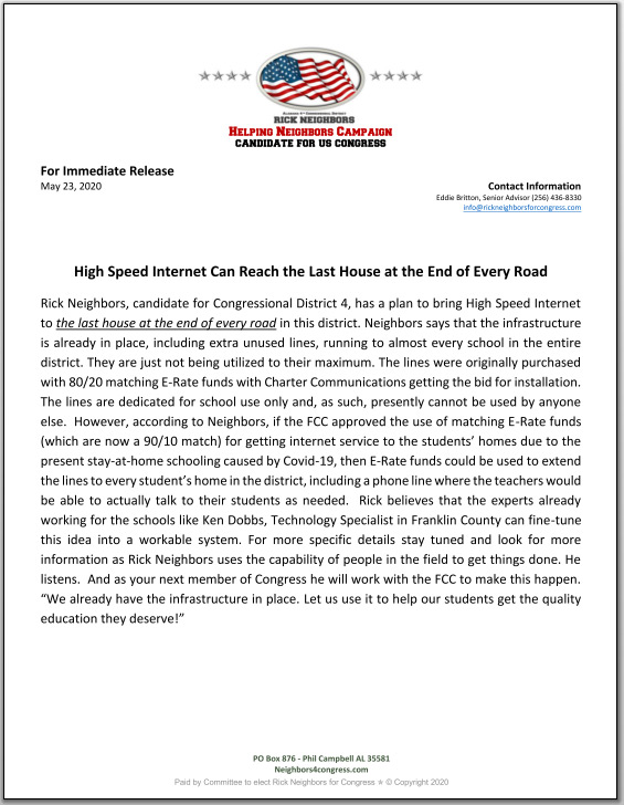 Rick Neighbors for Congress